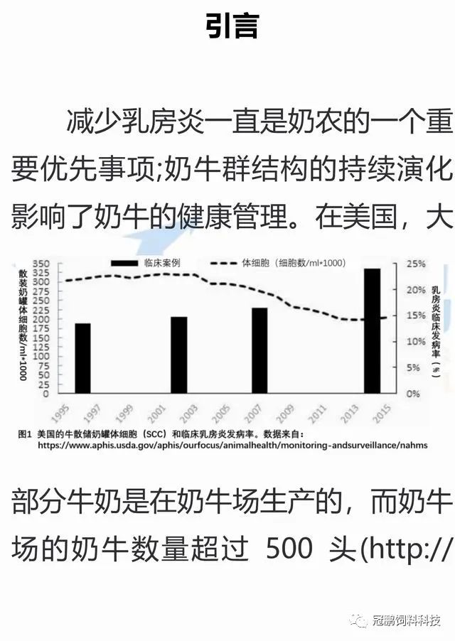 奶牛乳房炎与细菌种类研究