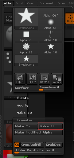 Zbrush界面详解