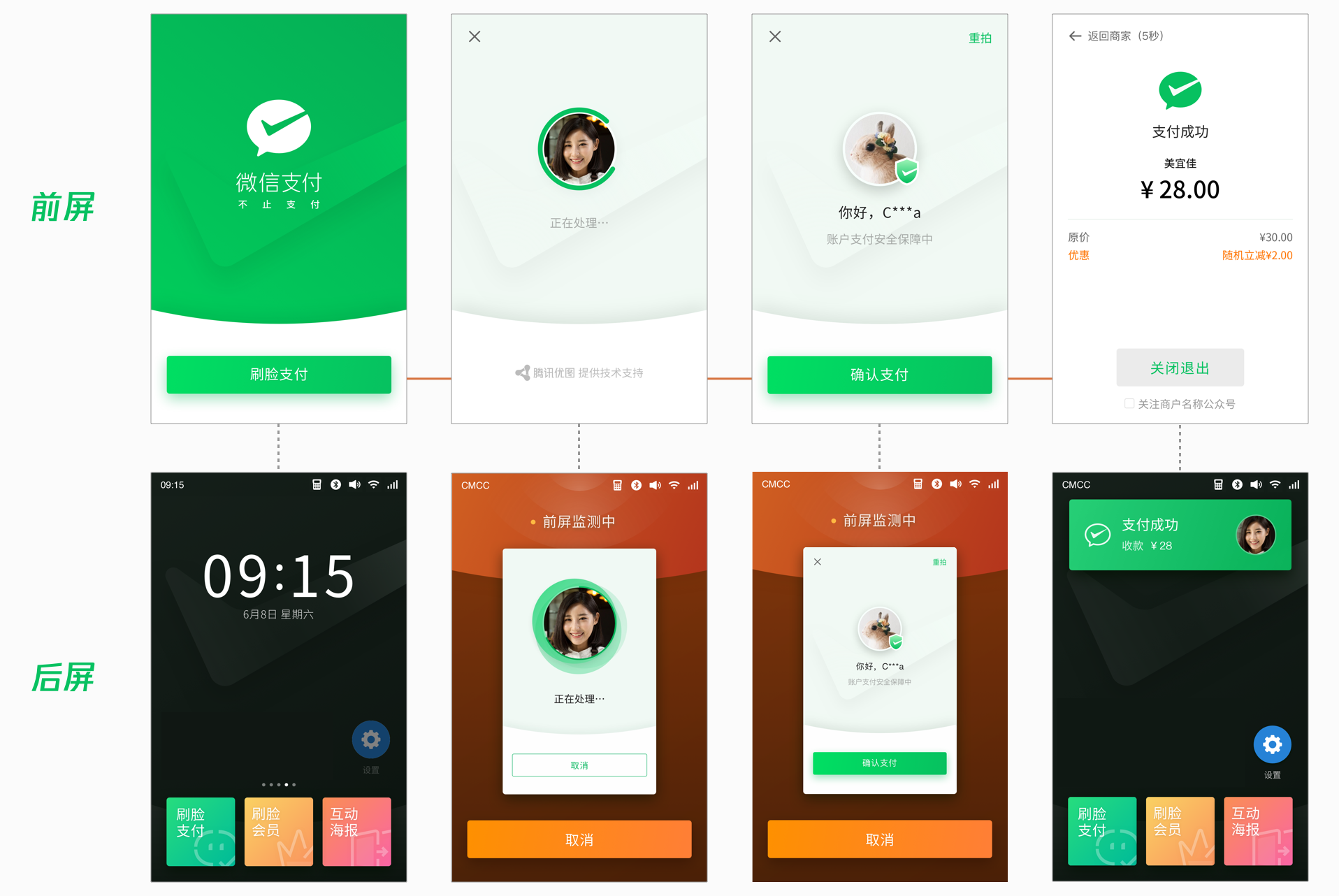 微信支付界面，设计、功能与用户体验