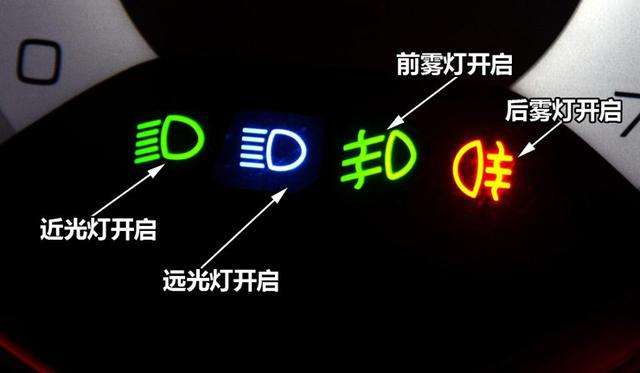 驾校灯光图标，指引安全驾驶的重要指引