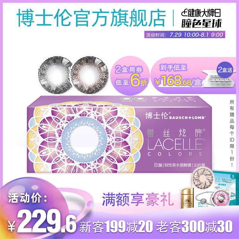 博士伦彩片半年抛真假解析