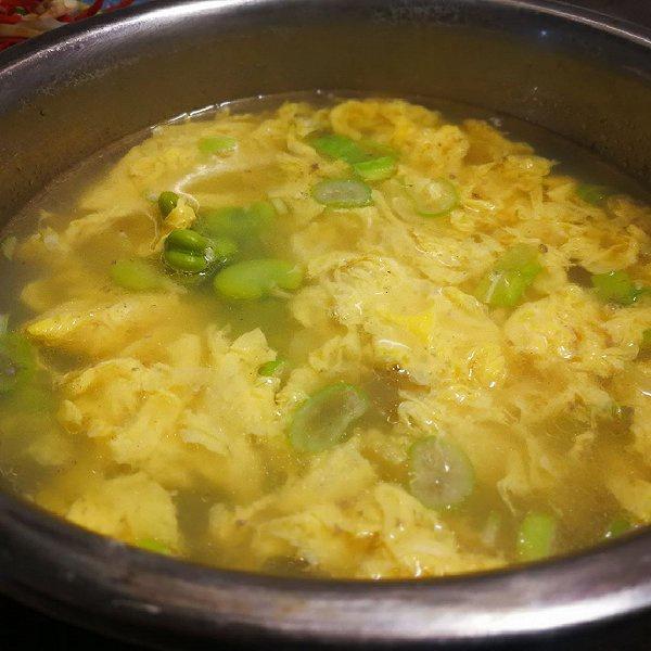 蚕豆米蛋花汤，一道美味与健康共融的佳肴