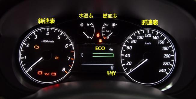 日产车辆仪表图标详解